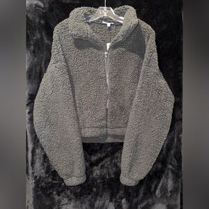 Garage Black Sherpa Jacket